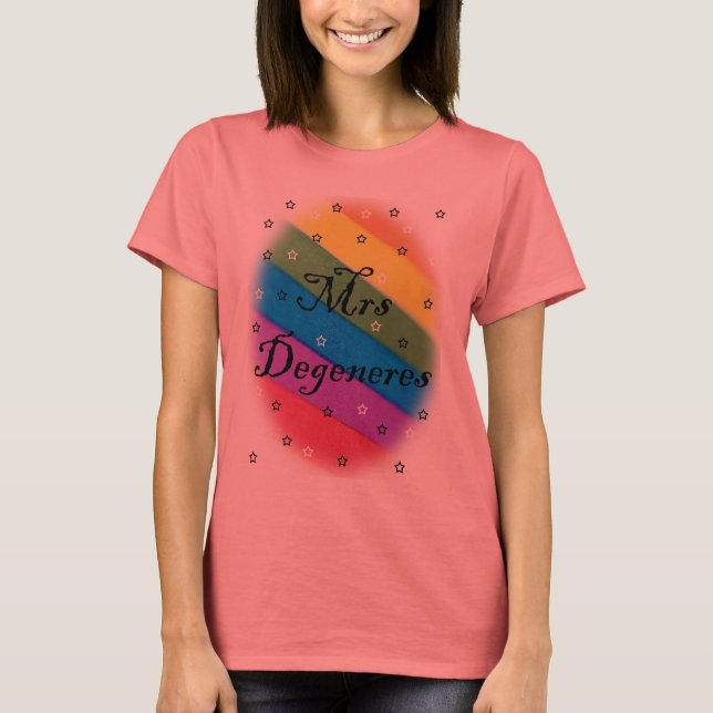 mme degeneres - t-shirt lesbienne (Devant)