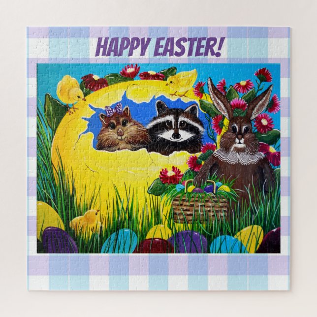 "Mme Elizabeth's Easter World Puzzle (Vertical)