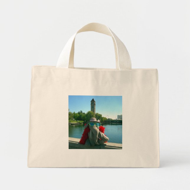 Mme Ella au parc Mini Sac fourre-tout (Devant)