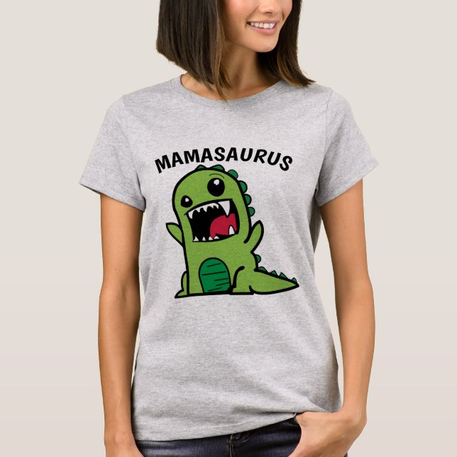 MME MAMASAURUS DINOSAUR T-shirts FUNNY (Devant)