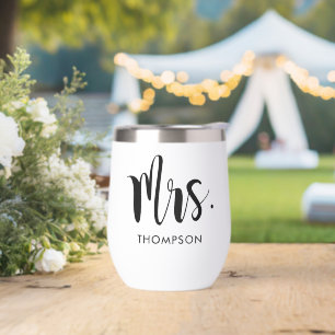 Mme Moderne Écriture Mariage Personnalisé