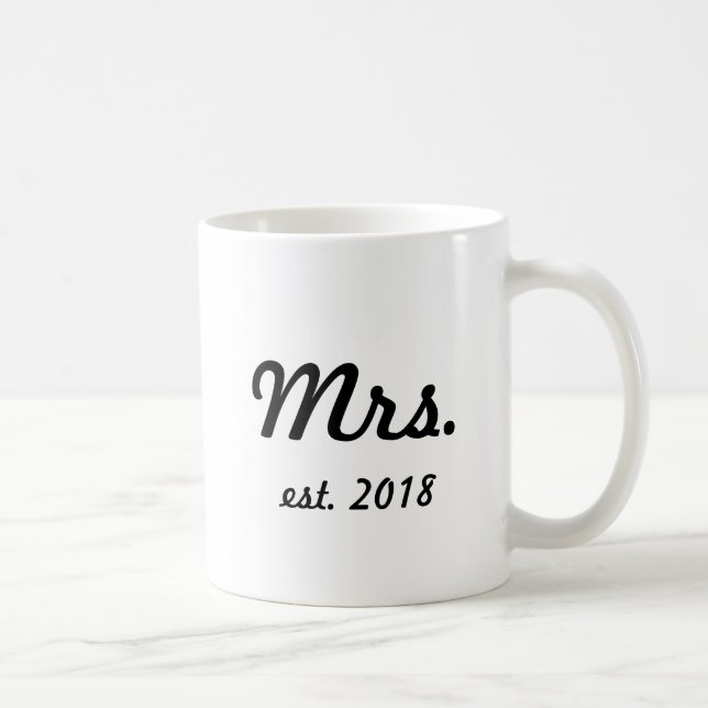 Mme Mug Est 2018 juste marié (Droite)