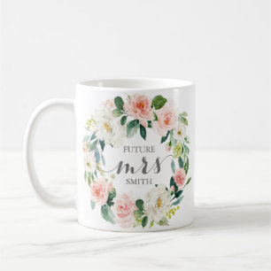 Mme rose tasse de planification de mariage de
