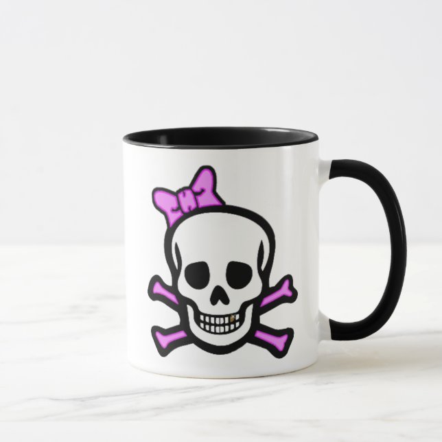 Mme Skull et tasse d'os (Droite)