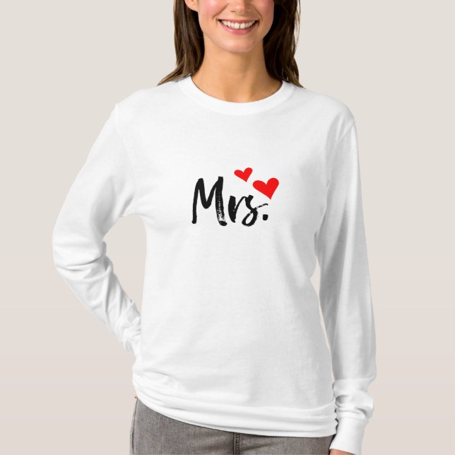 Mme T-Shirt - Déclaration d'amour Tee with Sweet H (Devant)