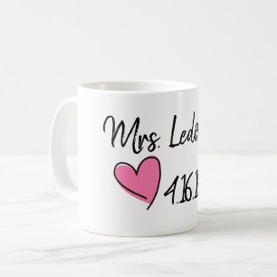 Mme tasse nuptiale de douche