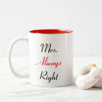 Mme Toujours Droite Mug