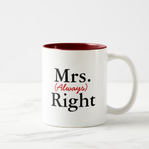 Mme (toujours) tasses droites