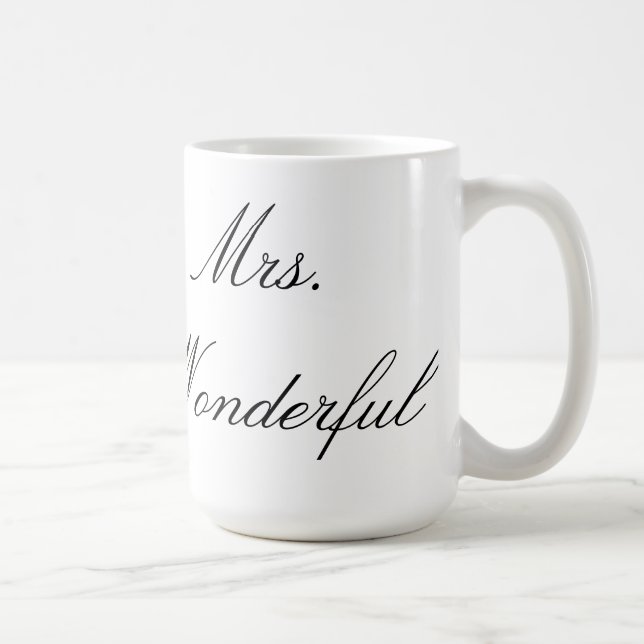 Mme Wonderful Mug (Droite)