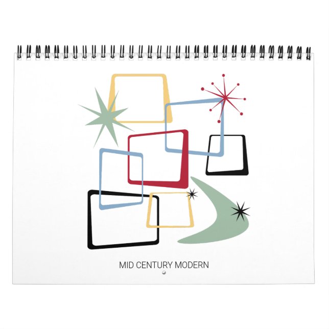 Mmilieu du siècle moderne #3 Calendrier d'art rétr (Protection)