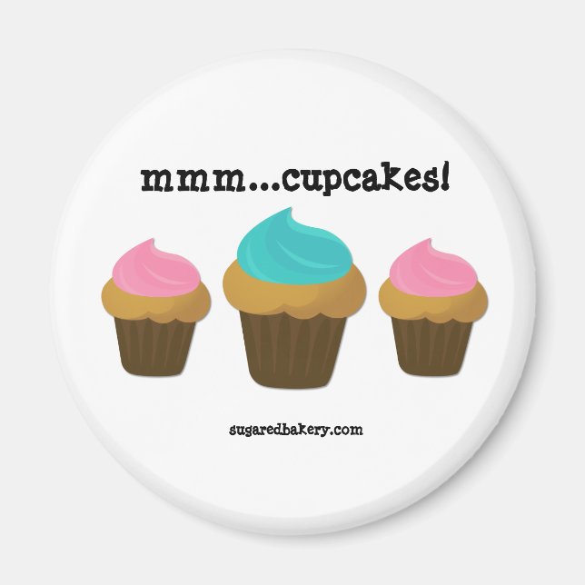 mmm...cupcakes ! Magnet (Devant)