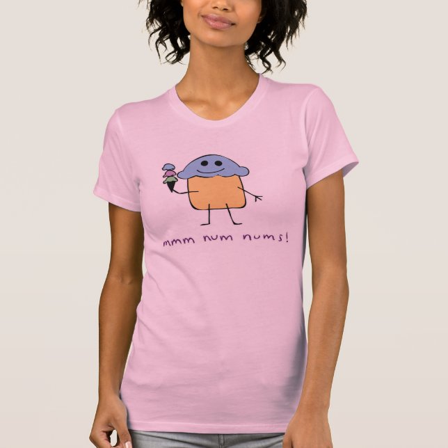 Mmm Nums numérique - T-shirt de base de dames (Devant)