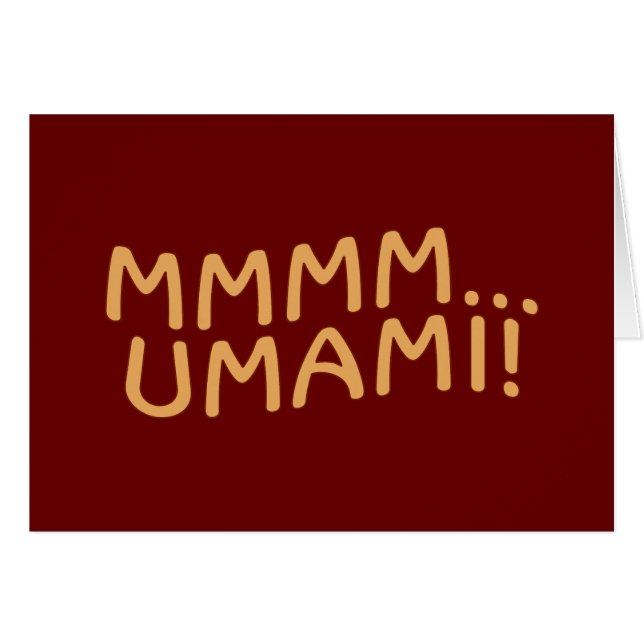 Mmmm Umami (Devant horizontal)