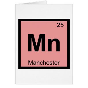 Mn - Manchester New Hampshire Symbole de chimie