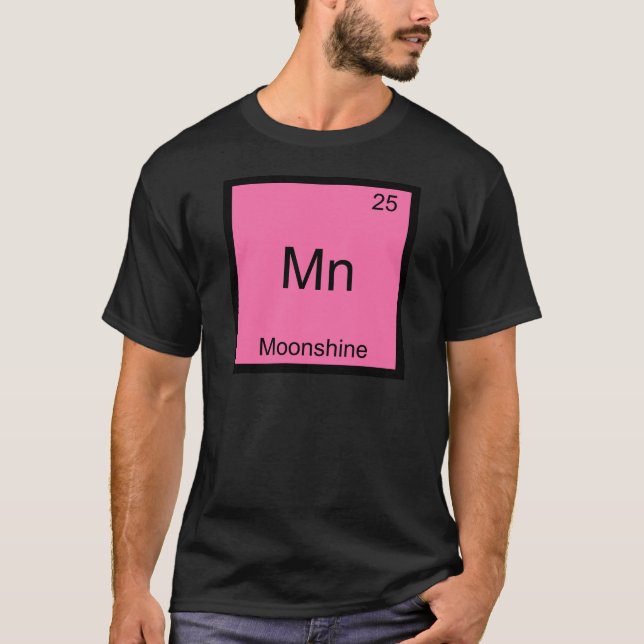 Mn - T-shirt symbole d'élément de chimie drôle de  (Devant)