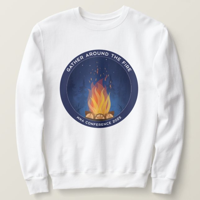 MNA Conference 2025 Sweatshirt Men's sizing (Design devant)