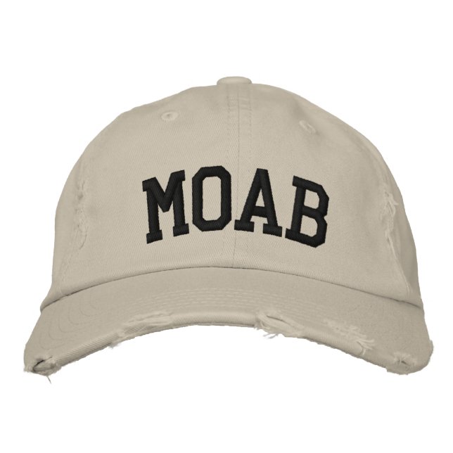 Moab Casquette brodé (Devant)