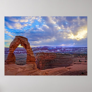 Moab Utah - Arche délicate - Poster