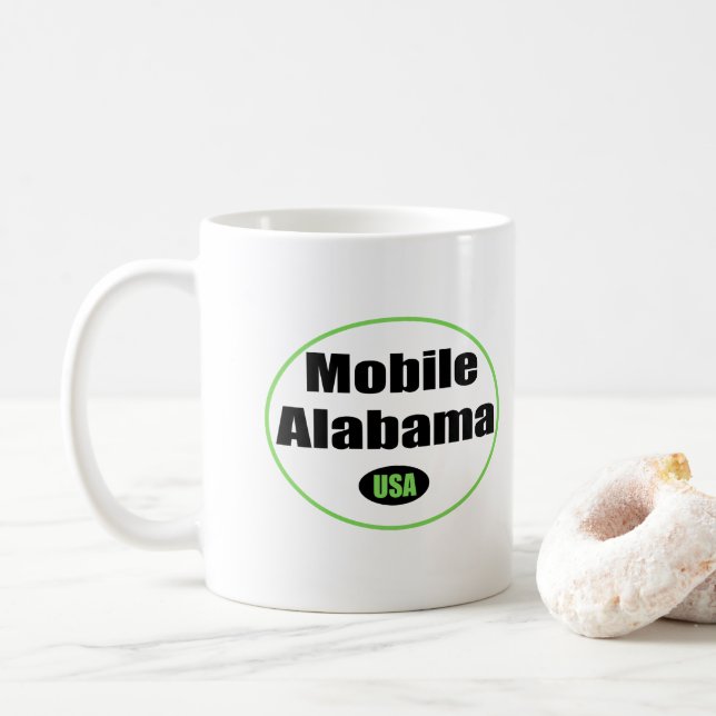 Mobile, Alabama - Mug (Avec donut)