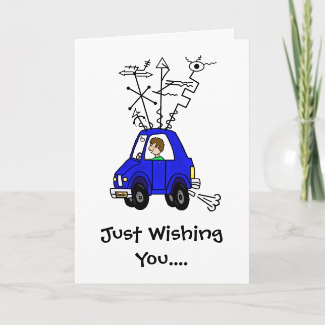 Mobile Rig Funny Ham Radio Carte d'anniversaire (Devant)