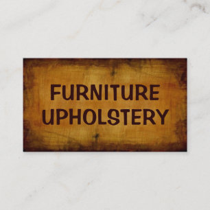 Mobilier Upholstery Antique Carte de visite