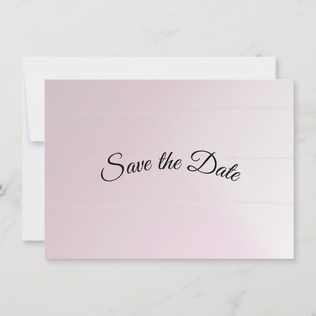 Mocha Ombre Save The Date (Devant)