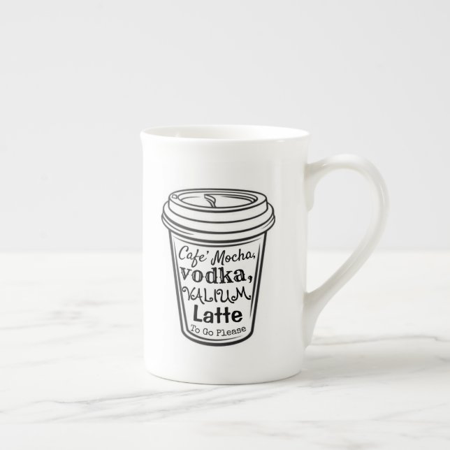 Mocha, Vodka, Valium Mug (Droite)