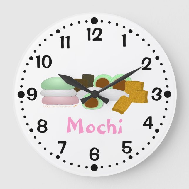 Mochi Loisirs Riz Cakes Horloge Cuisine avec minut (Recto)