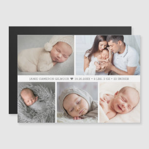 Mod Baby Boy Heart Photo Collage Statistiques de n