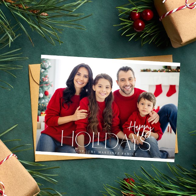 MOD Ele Minimaliste Joyeux Vacances Photo (Créateur téléchargé)