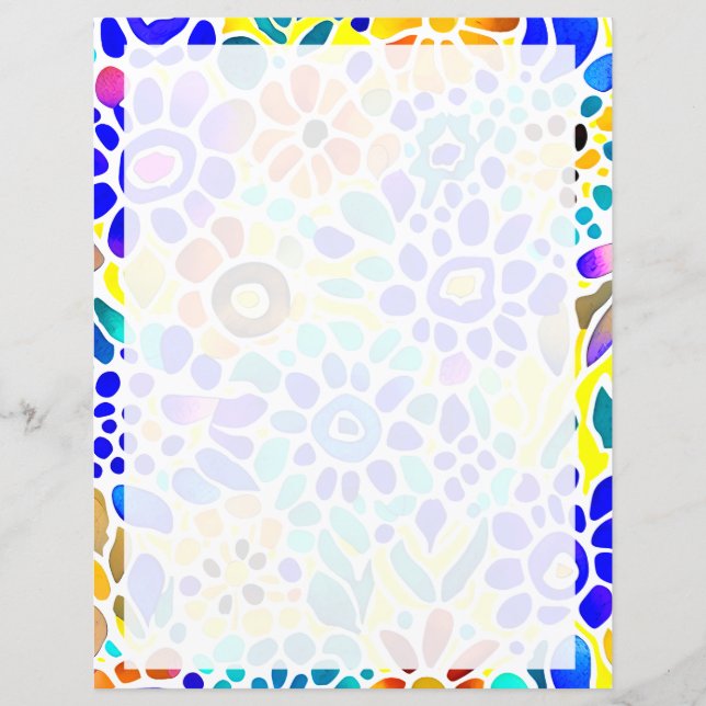 Mod floral coloré (Devant)