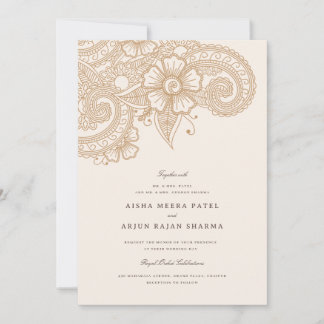 Mod Mehandi Faire-part de mariage