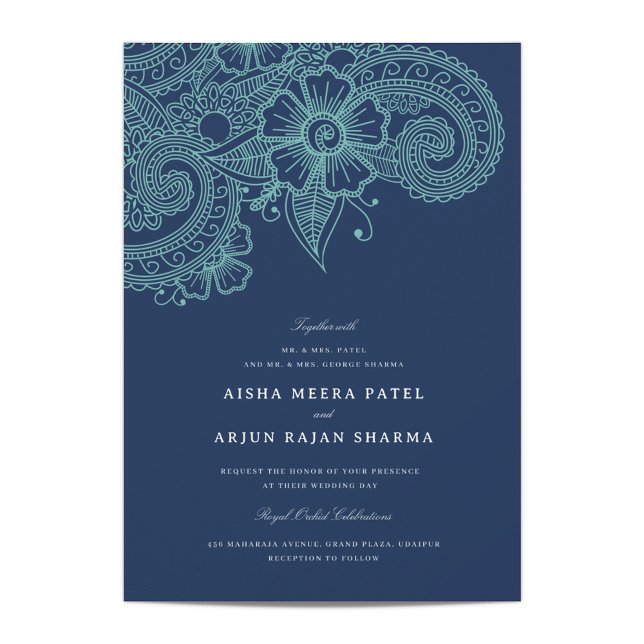 Mod Mehandi Faire-part de mariage (Créateur téléchargé)