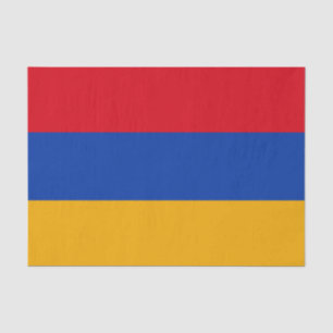 Mode arménienne, papier de soie drapeau arménien