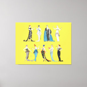 Mode Art Déco vintage - George Barbier Card