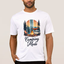 Mode Camping T-Shirt Aventure en Nature Graphique