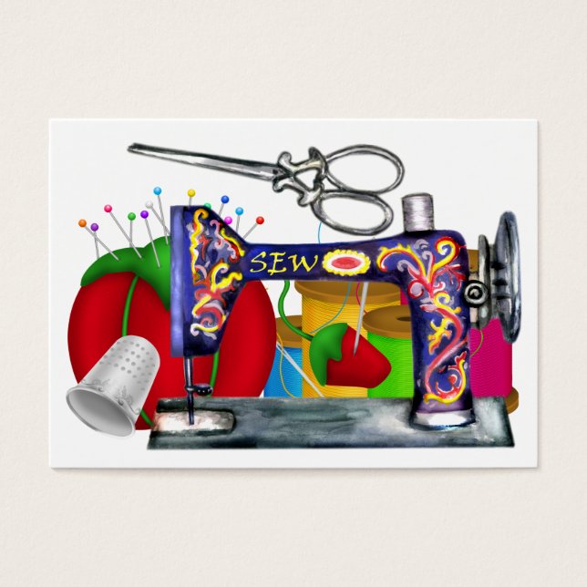Mode - Carte Seamstress / Tag - SRF (Devant)