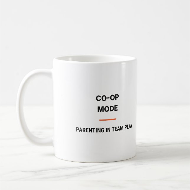 Mode Co-Op Parenting En Équipe Tasse (Gauche)