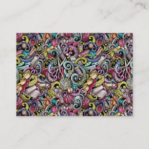 Mode, couture, Carte de visite Tricot Version