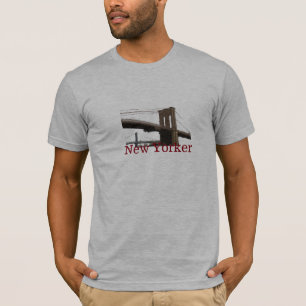Mode de cru de T-shirt de Brooklyn de Newyorkais