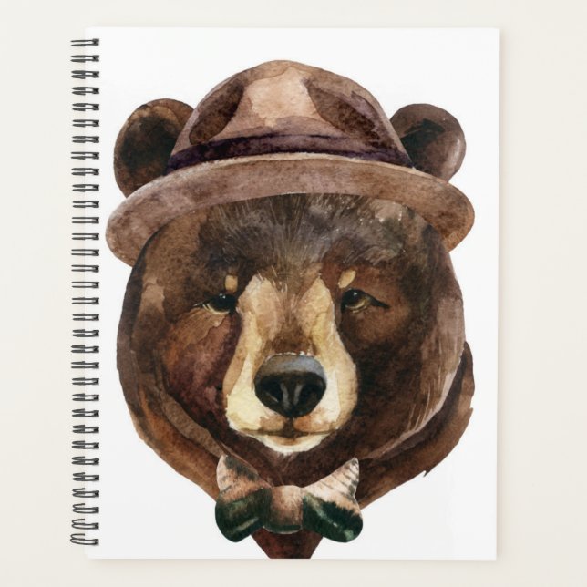 Mode de l'ours aquarelle (Devant)