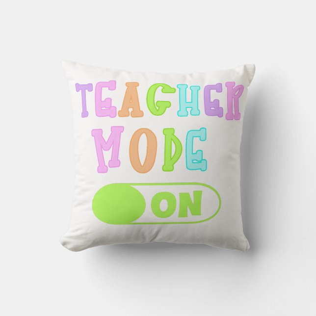 Mode Enseignant Sur Coussin (Recto)