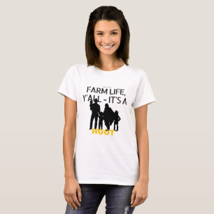 Mode femme T-shirt vie ferme