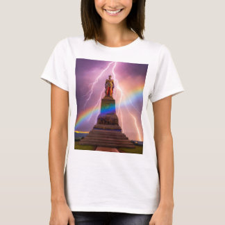 Mode : femme tshirt wint imprimé unique