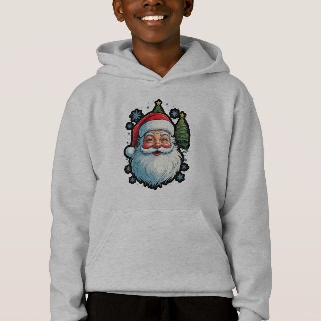 "Mode festive : Père Noël, Neige et Arbre de Noël  (Devant)