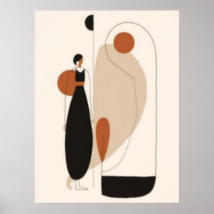 Mode Figurative Minimaliste Art Mural Scandinave