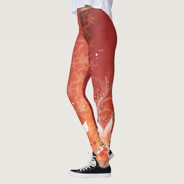 Mode florale 11 options Leggings (Gauche)