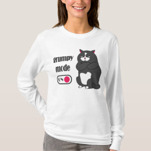 Mode Grumpy sur drôles gros chat T-Shirt