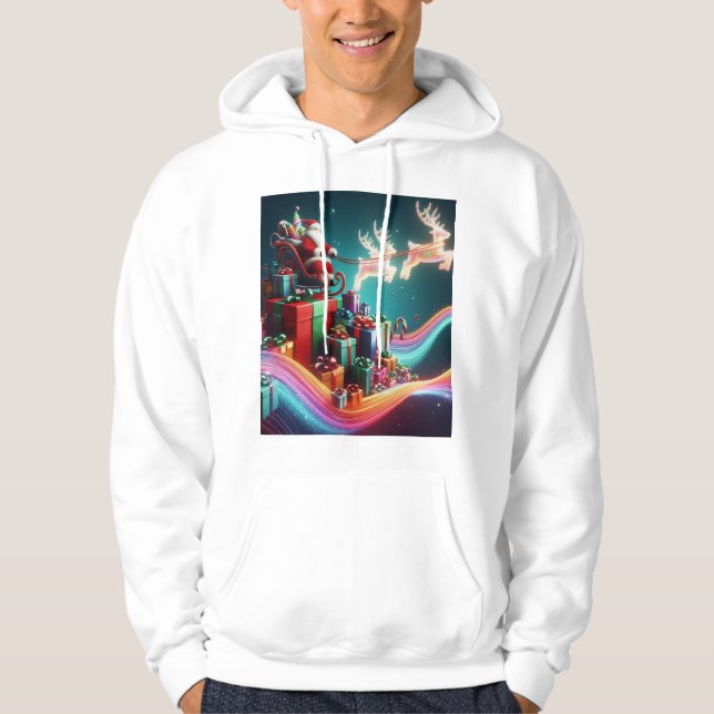 # mode : hommes sweat - shirt à capuche avec belle (Devant)