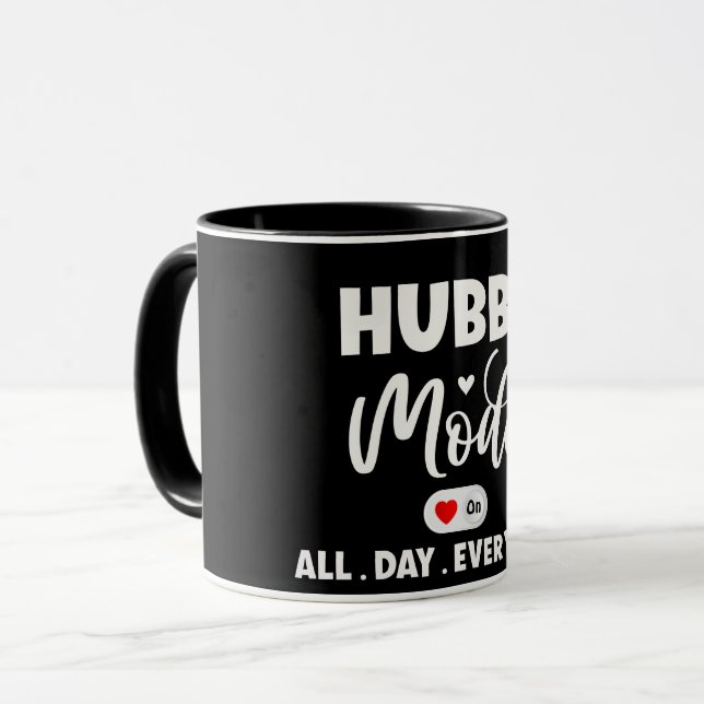 Mode Hubby moderne Toute la journée Mug chaque jou (Devant gauche)